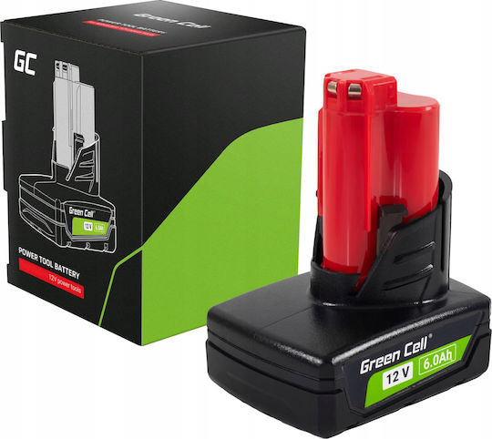 Green Cell Tool Battery 12V with Capacity 6Ah