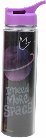 Must Team Kinderflasche Kunststoff mit Strohhalm I Need More Space 450ml
