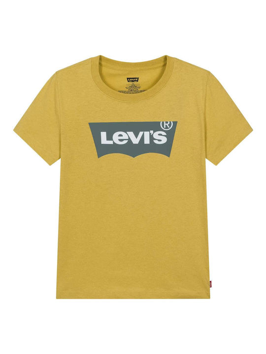 Levi's Παιδικό T-shirt Κίτρινο