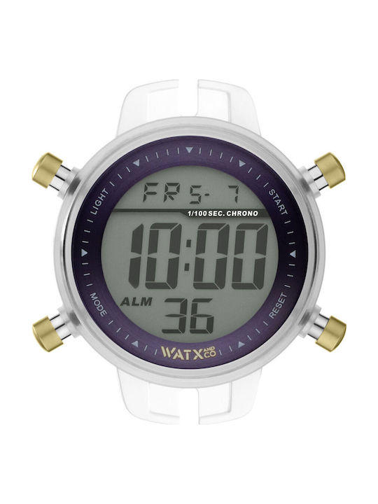 WATX & CO Γυναικείο Ρολόι 43mm Μπαταρίας με Λευ...
