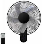 Lineme Commercial Wall-Mounted Fan with Remote Control 60W 45cm with Remote Control 02-00146-2