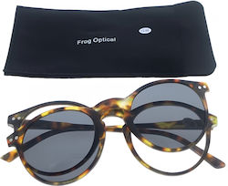 Frog Optical Reading Glasses +1.00 in Brown color