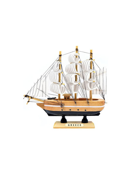 Wooden Miniature Ship Greece