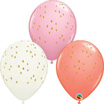 Set of 25 Balloons Latex Dots