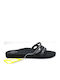 Women's Flip Flops in Black Color 1737 BK2 Black