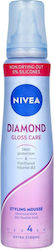 Nivea Hair Care Styling Hair Foam Diamond Gloss Care 150 Ml