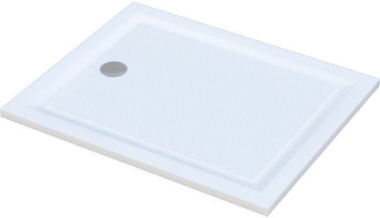 Sanitec A202 Ακρυλική Ντουζιέρα 120x70cm Λευκή