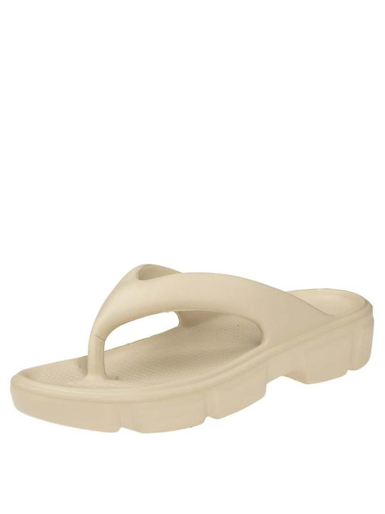 La Coquette Women's Flip Flops Beige