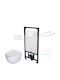 Deante Wall-Mounted Toilet with Flush White