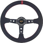 Look Car Steering Wheel with 35cm Diameter Black/Black