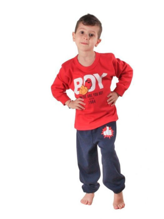 Nina Club Kids Pyjamas Cotton RED NC146BY