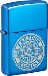 Zippo Harley-davidson Αναπτήρας Φλόγας σε Μπλε ...