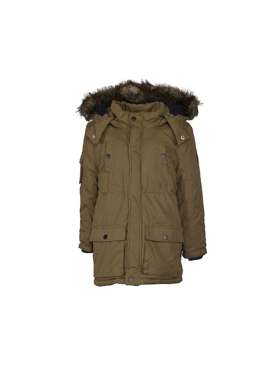 Hashtag Kids Parka with Lining & Hood oil