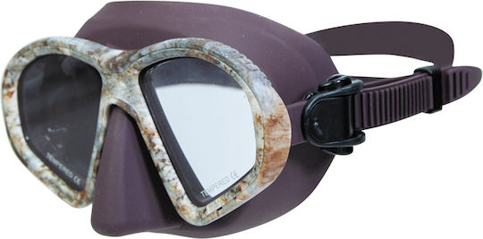 XDive Tauchmaske Silikon Tigre Braune