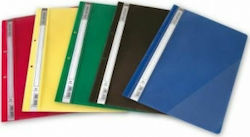 Fișier elastic plastic Skag A4 verde