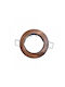 DIL Round Metallic Recessed Spot with Socket GU10 Copper 1pcs