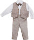 Nst Nastasia Costum de Botez pentru Băiat Antoine Multicolor