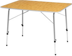 Easy Camp Steel Foldable Table for Camping Brown