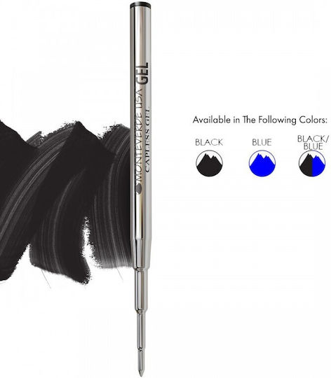 Monteverde Capless Gel Refill To Fit Montblanc Ballpoint Pens Fine 2 Pieces M422
