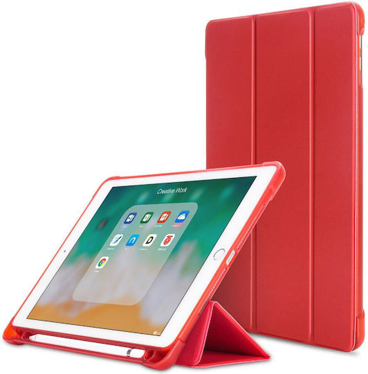 Flip Cover Rote Tablet Hülle für iPad 2017/2018 9,7" / iPad Air 2 / iPad Air 2013 9,7" / iPad Pro 9,7"