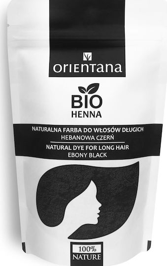Orientana Henna Χωρίς Αμμωνία Ebony Black 100gr