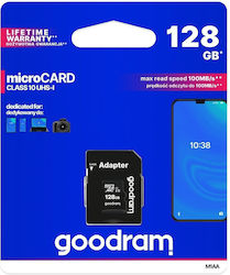 GoodRAM microSDXC 128GB Class 10 U1 με αντάπτορα