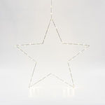 3M Plastic Illuminated Christmas Decorative Star Silver