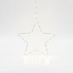 3M Plastic Illuminated Christmas Decorative Star Silver