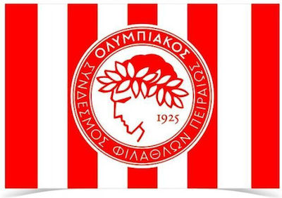 Steagul Olympiacos Perforat 100x70cm