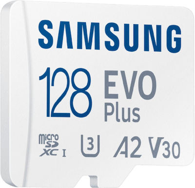 Samsung Evo Plus microSDXC 128GB Klasse 10 U3 UHS-I mit Adapter