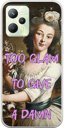 Vintage Lady Too Glam To Give A Damn Realme Narzo 50a Prime Flexible Transparent Silicone Vintage Lady Too Glam To Give A Damn Realme Narzo 50a Prime Flexible Transparent Silicone