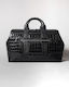 Toya Sack Voyage Black made of Leather L50xW28x...