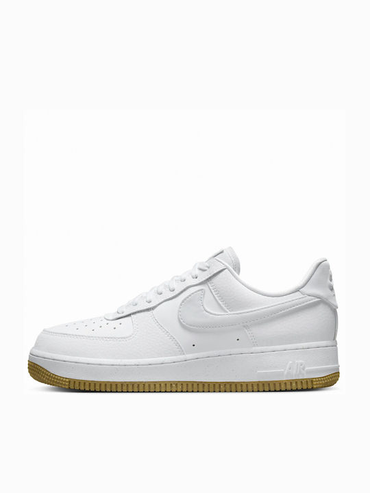 Nike Air Force 1 '07 Next Nature Γυναικεία Sneakers Λευκό / Gum Light Brown / Football Grey