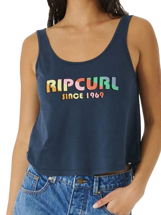 Rip Curl Surf Women's Summer Blouse Sleeveless Navy Blue