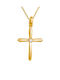 Kritsimis Damen Gold Kreuz 14K mit Kette