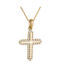 Kritsimis Damen Gold Kreuz 14K mit Kette