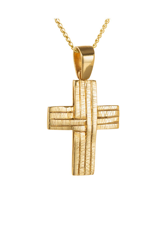 Kritsimis Gold Cross 14K with Chain