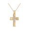 Kritsimis Women's Gold Cross 14K with Chain