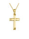 Kritsimis Women's Gold Cross 14K with Chain