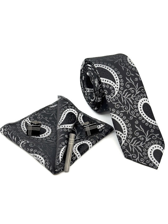 Legend Accessories Men's Tie Set Printed in Bla...