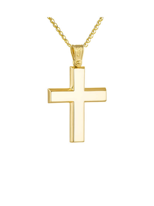 Kritsimis Gold Cross 14K with Chain