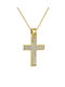 Kritsimis Women's Gold Cross 14K with Chain