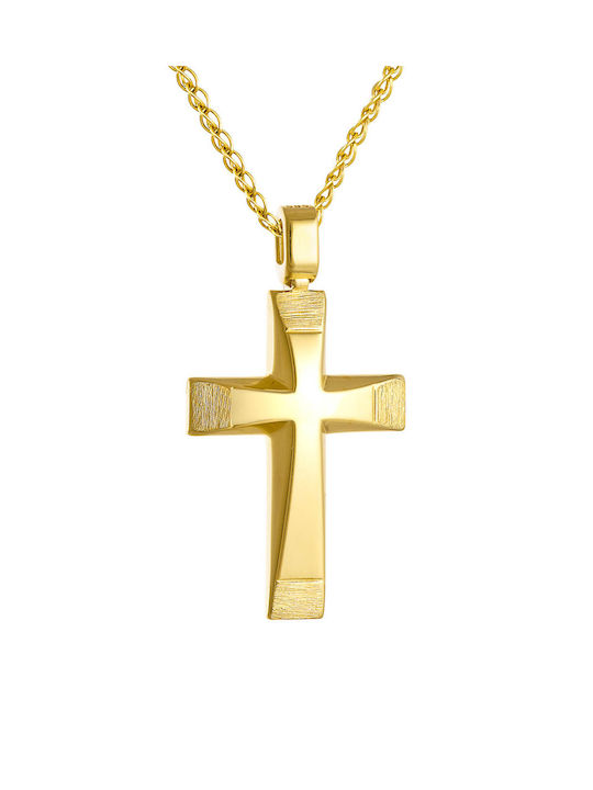 Kritsimis Gold Cross 14K with Chain