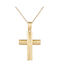 Kritsimis Gold Kreuz 14K mit Kette