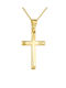 Kritsimis Damen Gold Kreuz 14K mit Kette