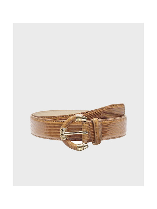 Only Leather Women's Belt Brown