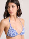 Funky Buddha Bikini Swim Top Light Blue