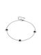 Sequoia Fußarmband aus Edelstahl Kette