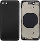 Κапак за замяна на батерията Back Housing Заден Черен за Apple iPhone SE 2022