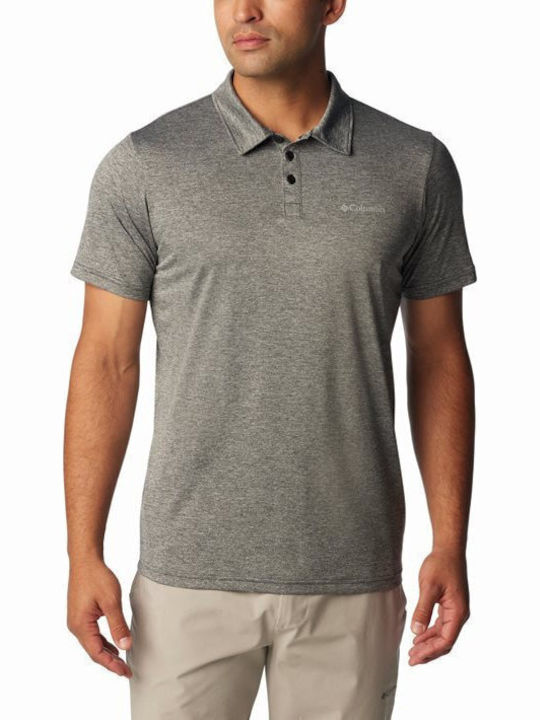 Columbia Hike Polo Herrenbluse Kurzarm Schwarze